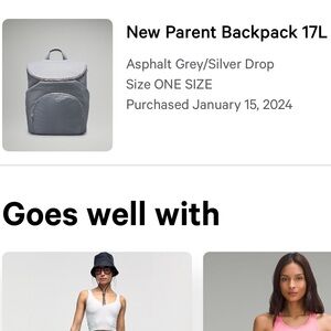 lululemon New parent backpack